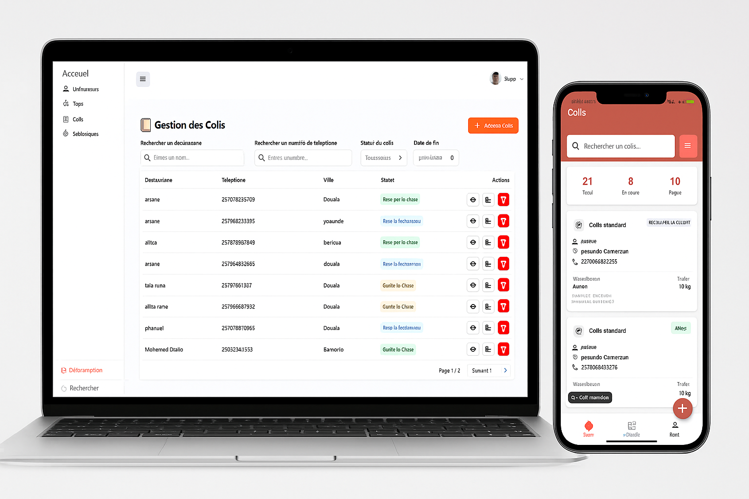 Christ Cargo International → Application de Suivi et Gestion de Colis Internationale 🌍