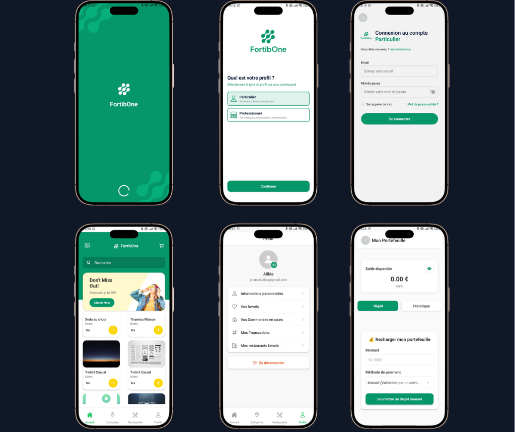 FortibTech → App Mobile de Mise en Relation Entre Particuliers et Commerçants 💼