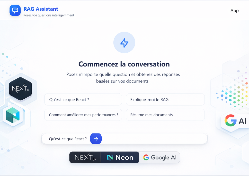 RAG Assistant → Chatbot Intelligent avec IA sur vos Documents PDF 🤖